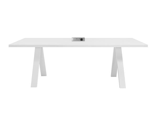 会议台|实木会议台|办公家具|华体（中国）家具|交叉会议台